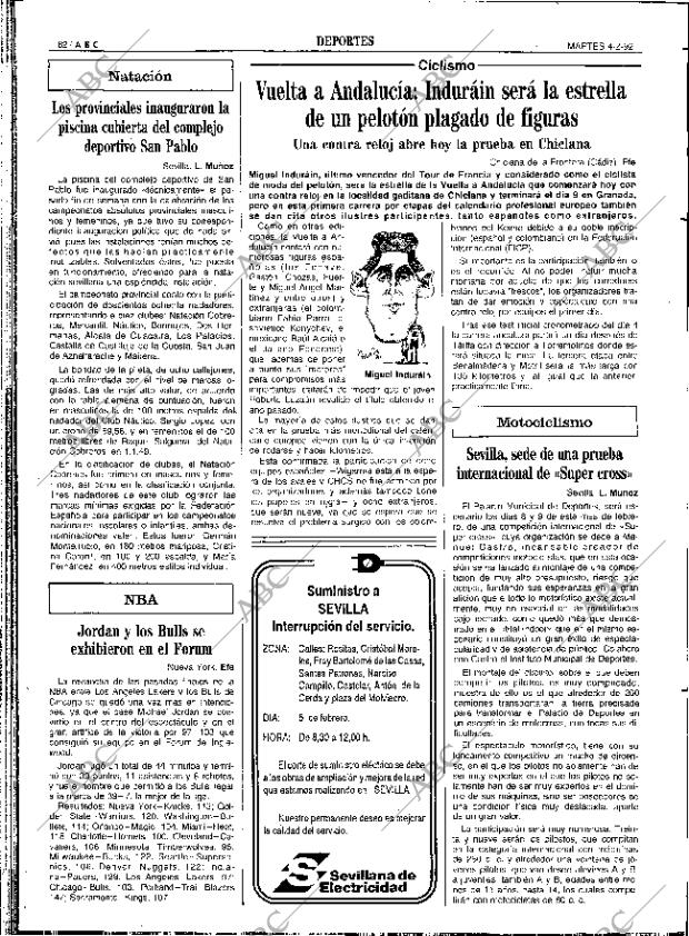 ABC SEVILLA 04-02-1992 página 82