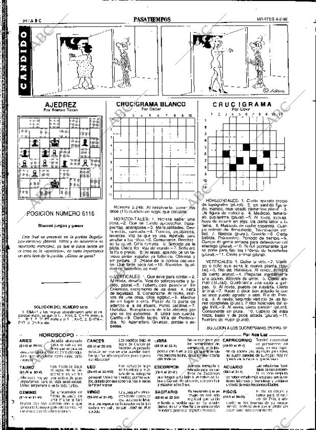 ABC SEVILLA 04-02-1992 página 94