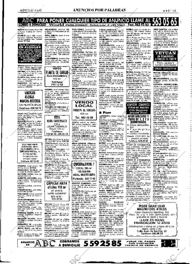 ABC MADRID 05-02-1992 página 103