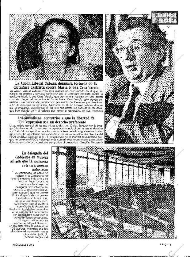 ABC MADRID 05-02-1992 página 11