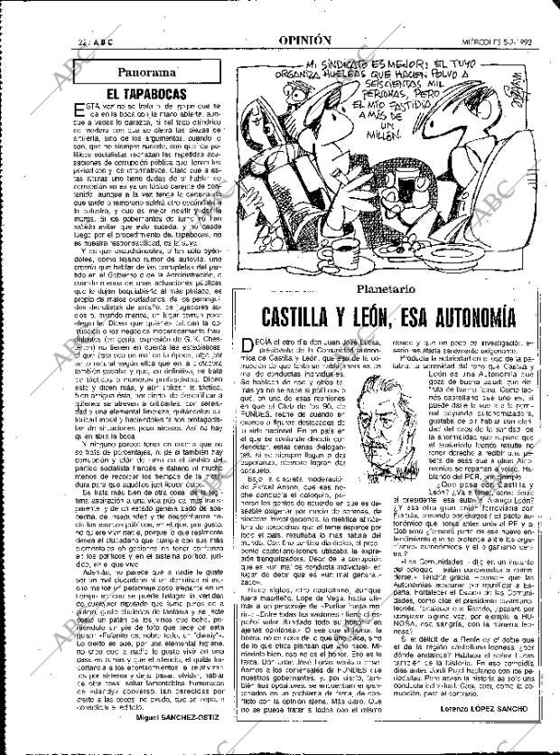 ABC MADRID 05-02-1992 página 22