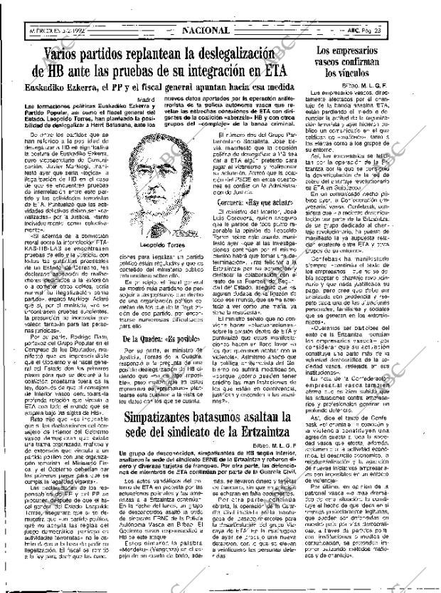 ABC MADRID 05-02-1992 página 23