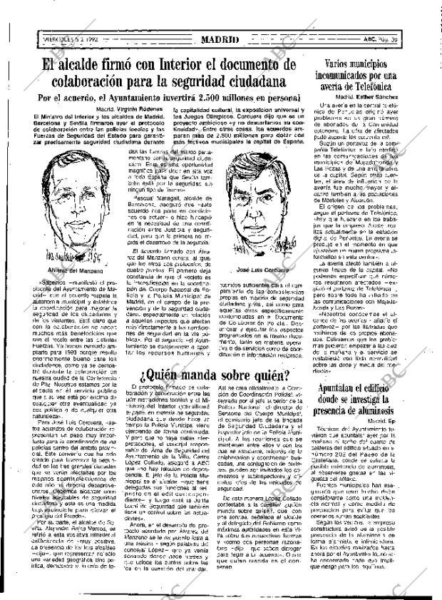 ABC MADRID 05-02-1992 página 39