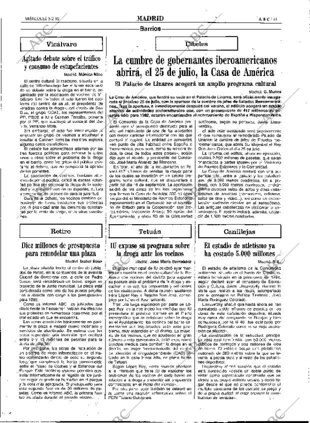 ABC MADRID 05-02-1992 página 41