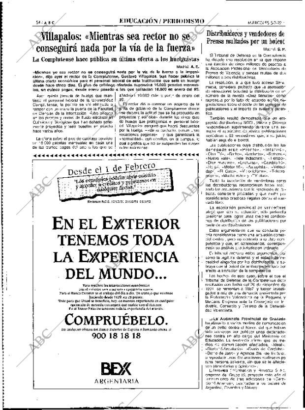 ABC MADRID 05-02-1992 página 54