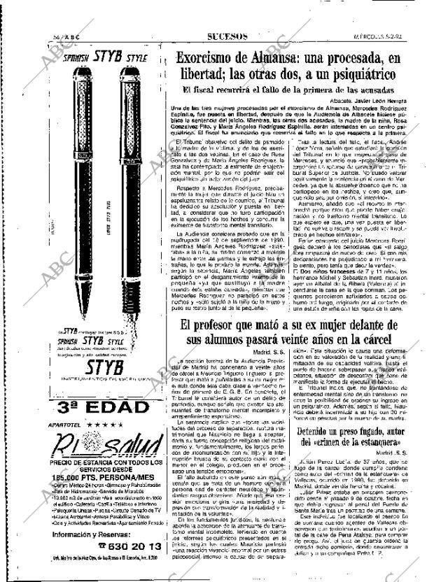 ABC MADRID 05-02-1992 página 56