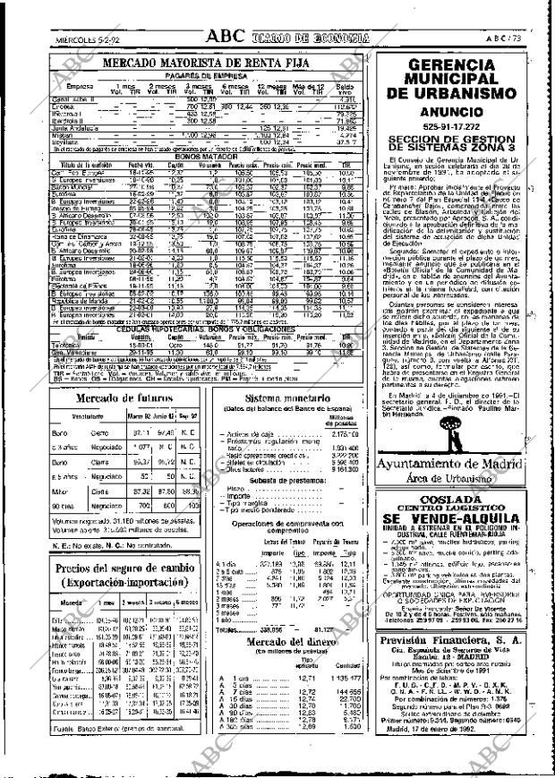 ABC MADRID 05-02-1992 página 73