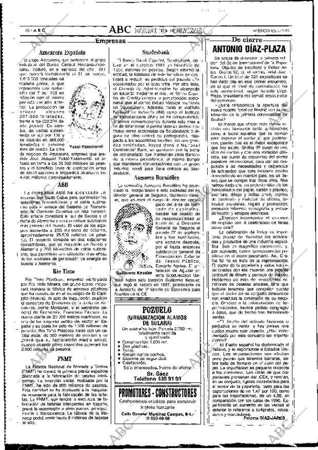 ABC MADRID 05-02-1992 página 76