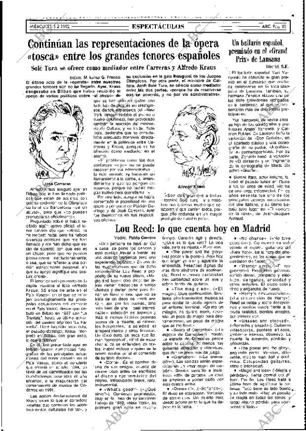 ABC MADRID 05-02-1992 página 83