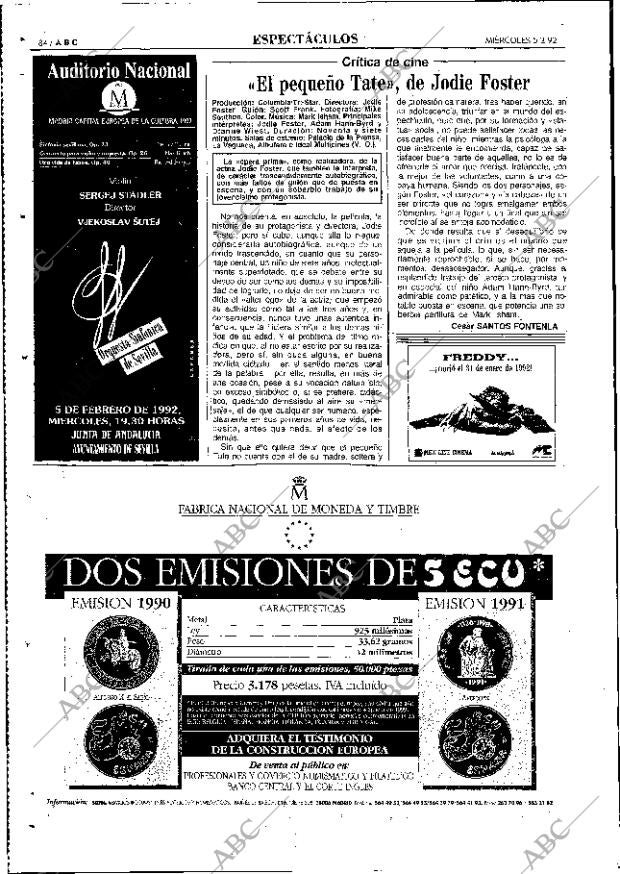 ABC MADRID 05-02-1992 página 84