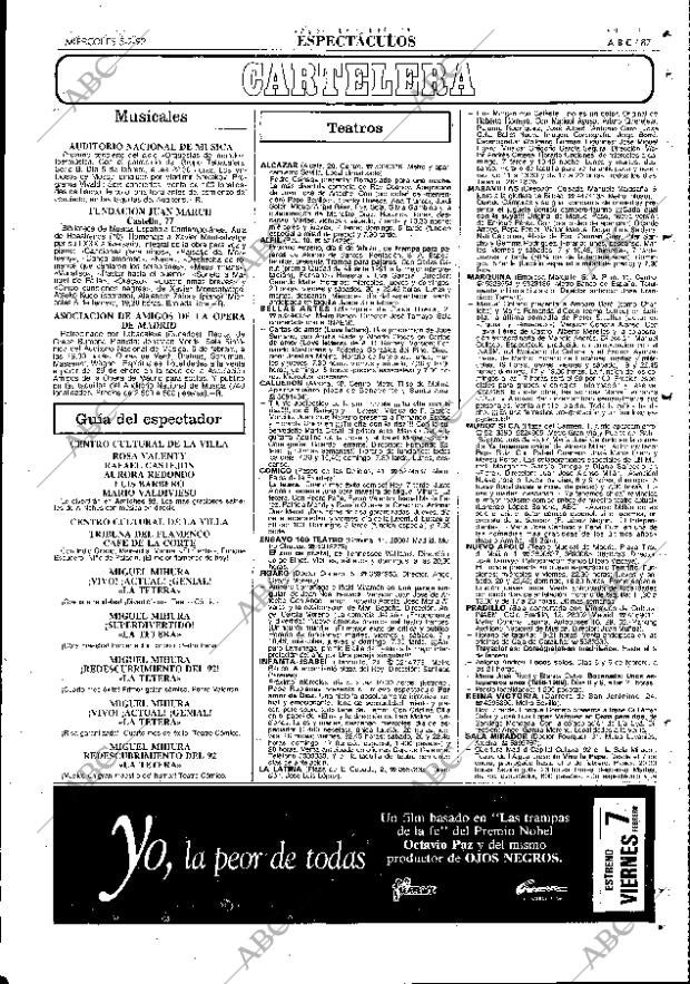 ABC MADRID 05-02-1992 página 87