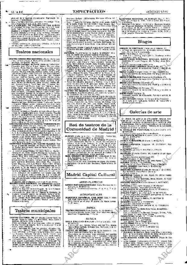 ABC MADRID 05-02-1992 página 88