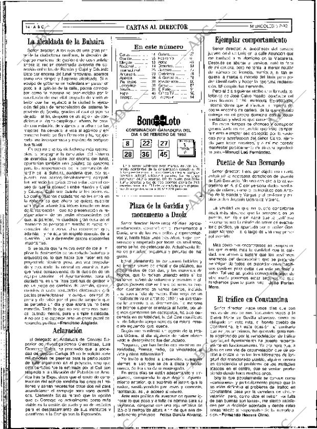 ABC SEVILLA 05-02-1992 página 14