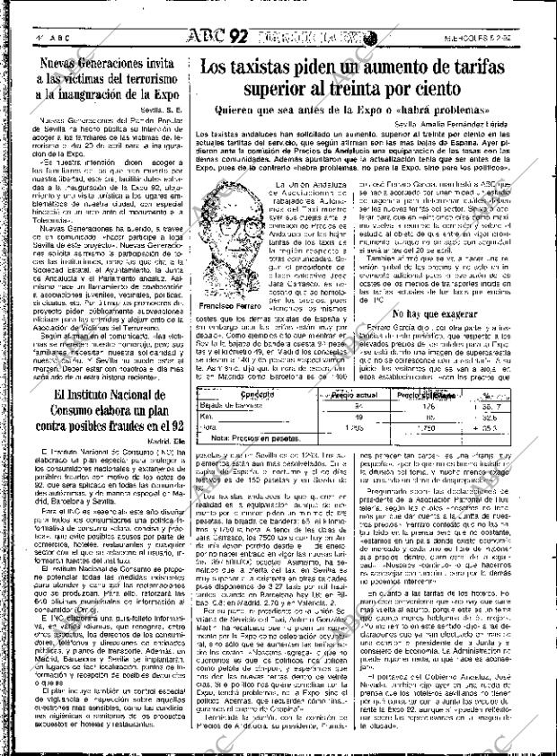 ABC SEVILLA 05-02-1992 página 44