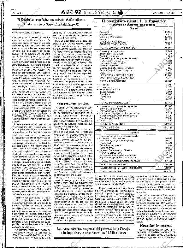 ABC SEVILLA 05-02-1992 página 46