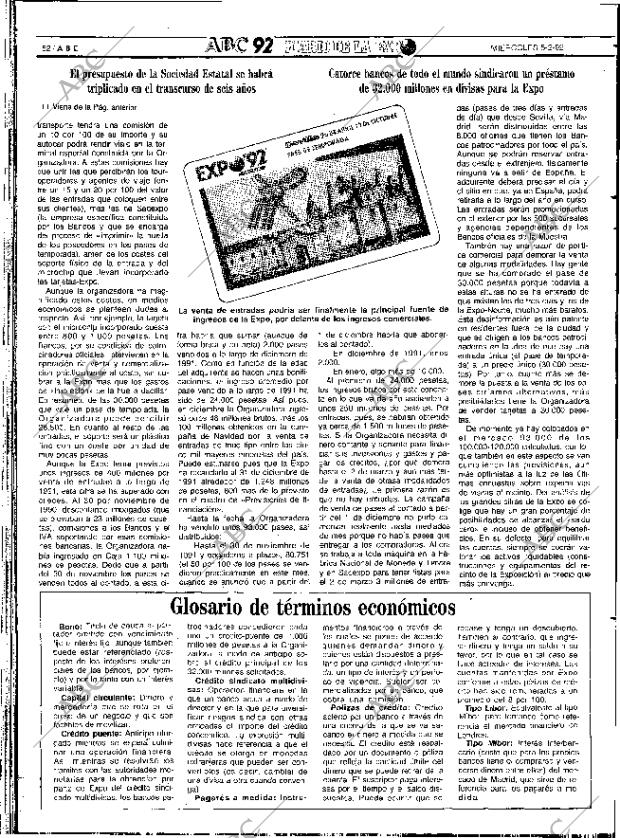 ABC SEVILLA 05-02-1992 página 52