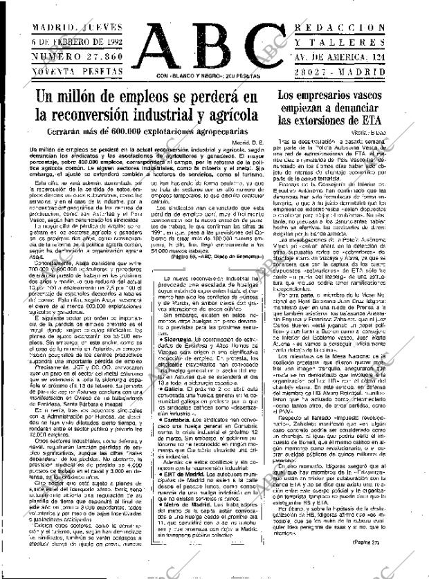 ABC MADRID 06-02-1992 página 19