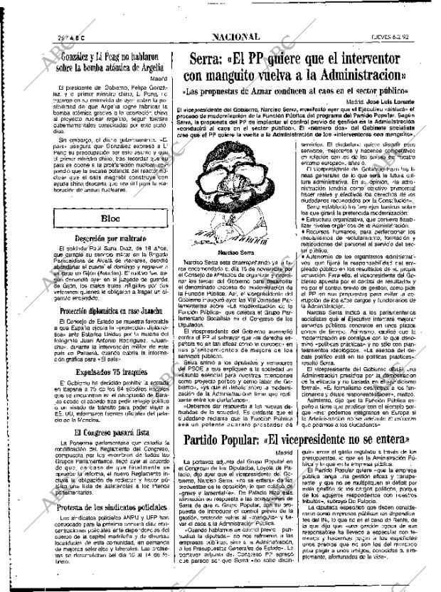 ABC MADRID 06-02-1992 página 26