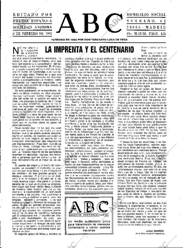 ABC MADRID 06-02-1992 página 3