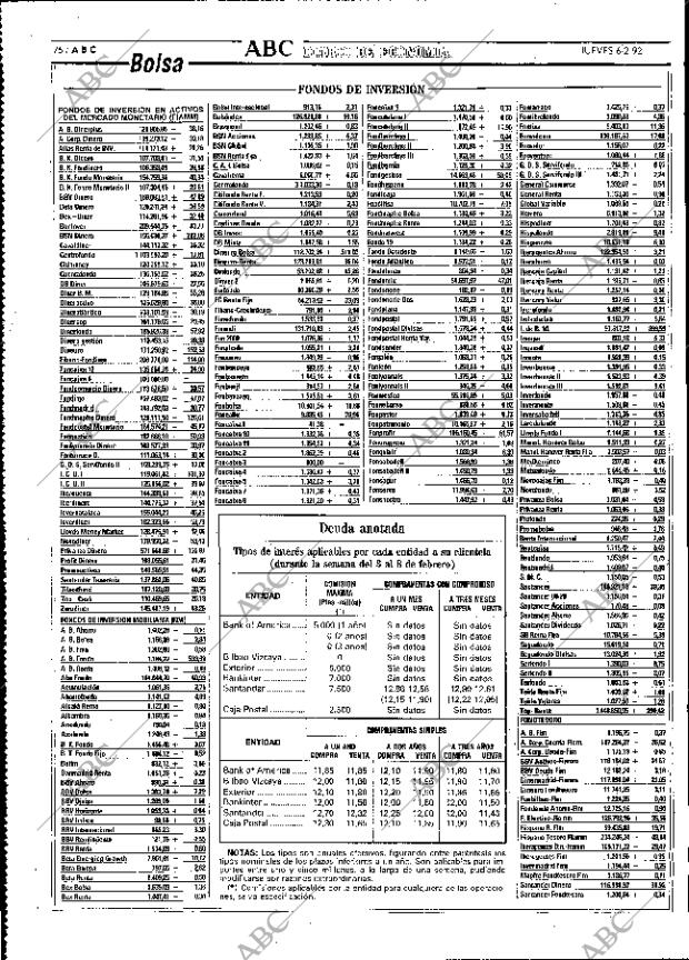 ABC MADRID 06-02-1992 página 76