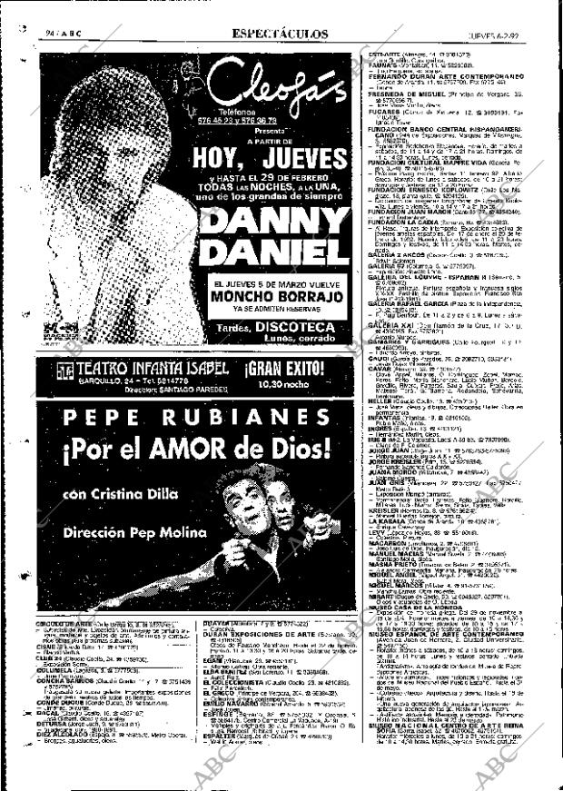 ABC MADRID 06-02-1992 página 94