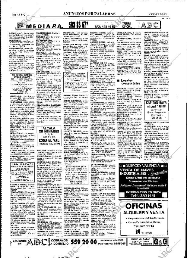ABC MADRID 07-02-1992 página 104