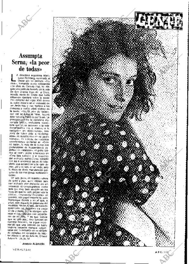 ABC MADRID 07-02-1992 página 113