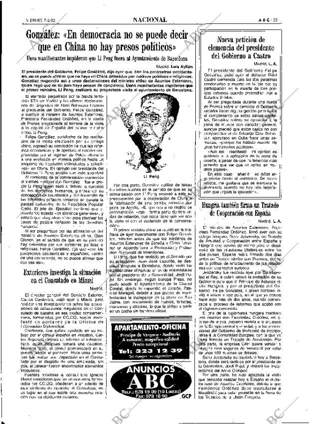 ABC MADRID 07-02-1992 página 33