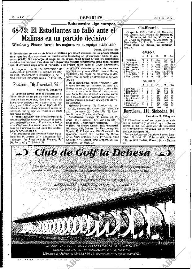 ABC MADRID 07-02-1992 página 62