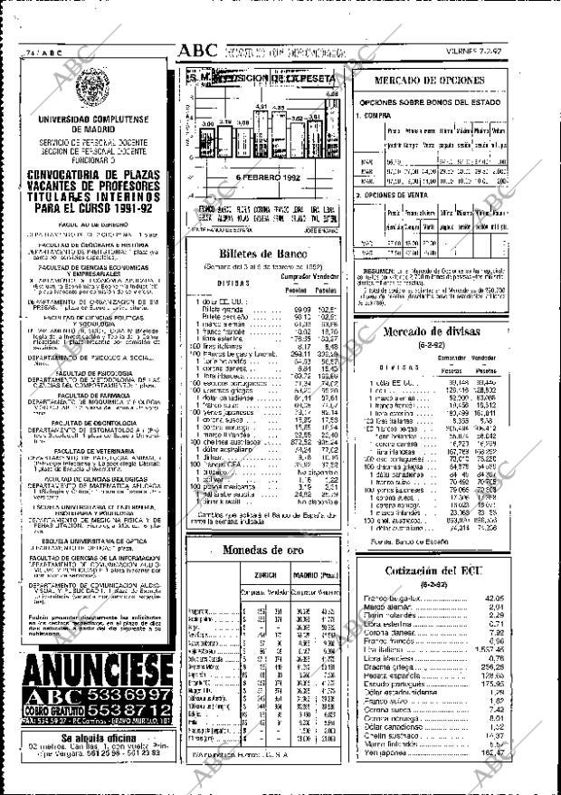 ABC MADRID 07-02-1992 página 74