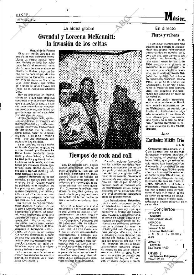 ABC MADRID 07-02-1992 página 81