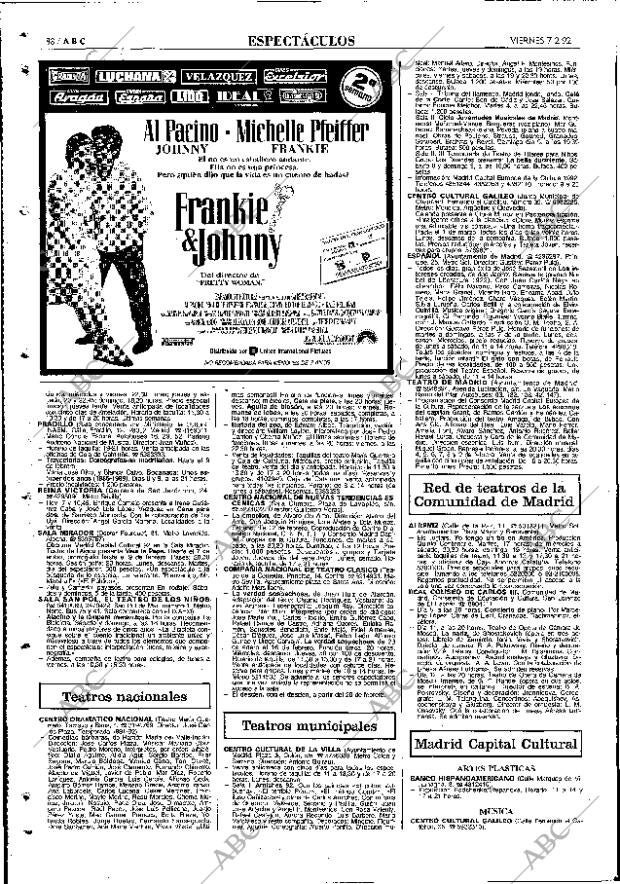 ABC MADRID 07-02-1992 página 88