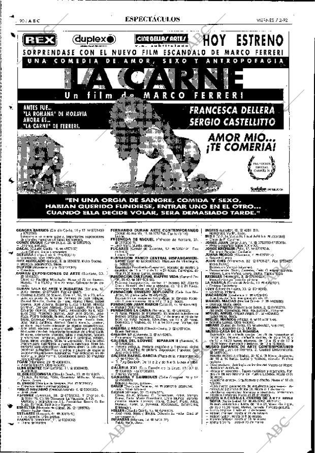 ABC MADRID 07-02-1992 página 90