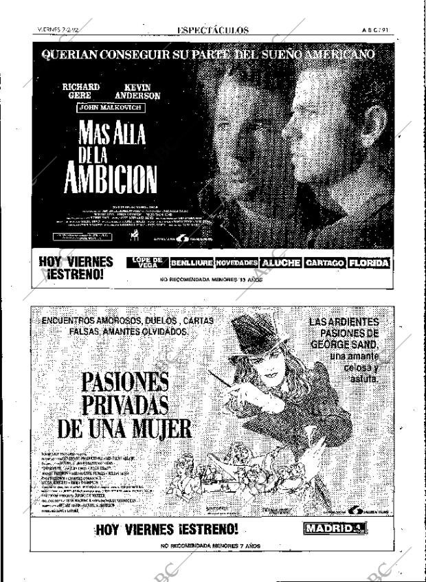 ABC MADRID 07-02-1992 página 91