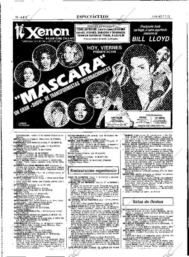 ABC MADRID 07-02-1992 página 92