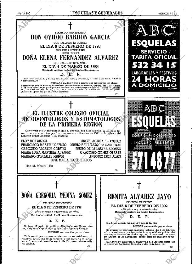 ABC MADRID 07-02-1992 página 96