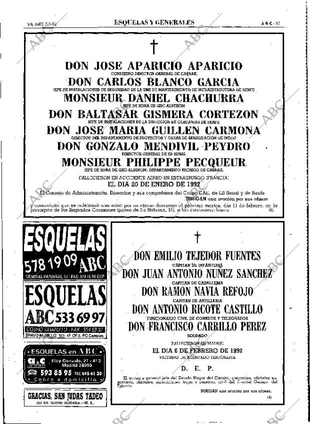 ABC MADRID 07-02-1992 página 97
