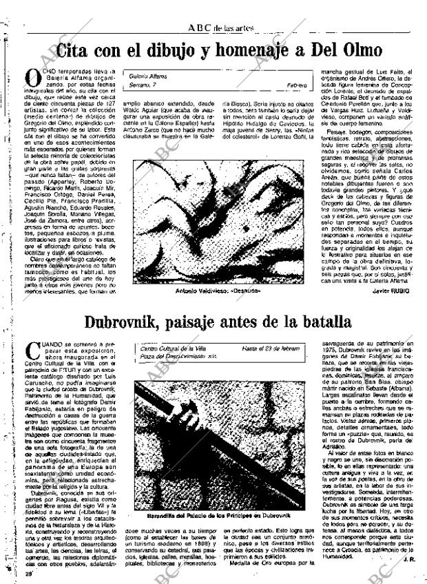 CULTURAL MADRID 07-02-1992 página 28