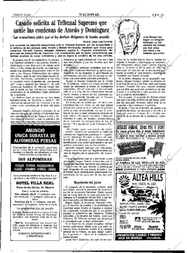 ABC MADRID 08-02-1992 página 23