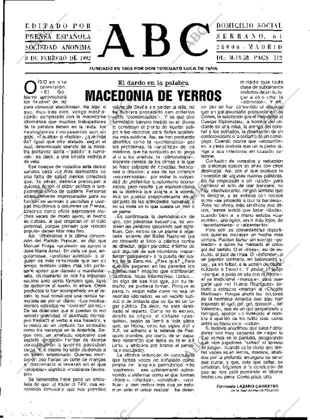 ABC MADRID 08-02-1992 página 3