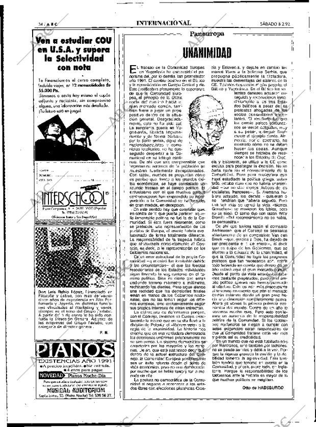 ABC MADRID 08-02-1992 página 34