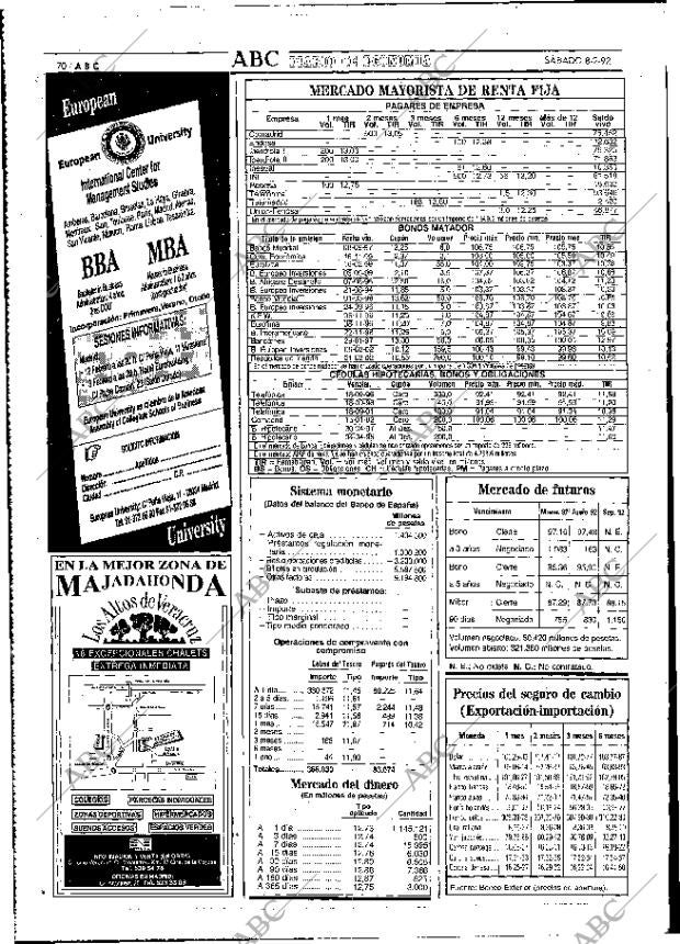 ABC MADRID 08-02-1992 página 70