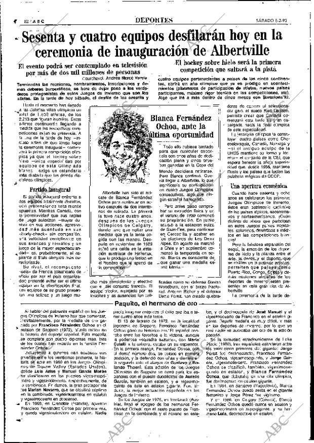 ABC MADRID 08-02-1992 página 82