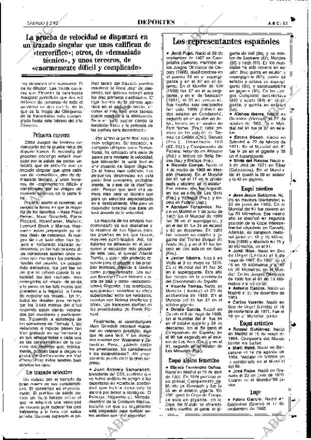 ABC MADRID 08-02-1992 página 83