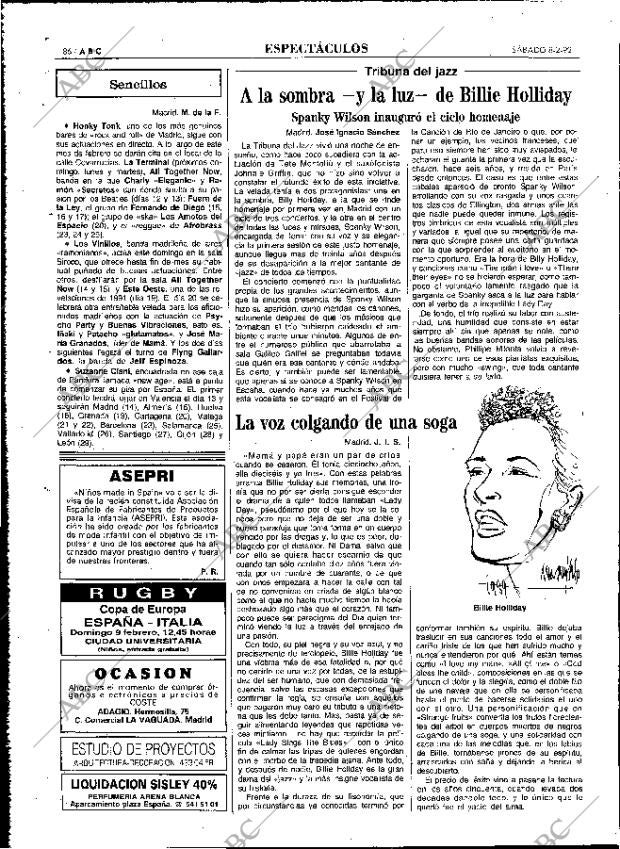 ABC MADRID 08-02-1992 página 86