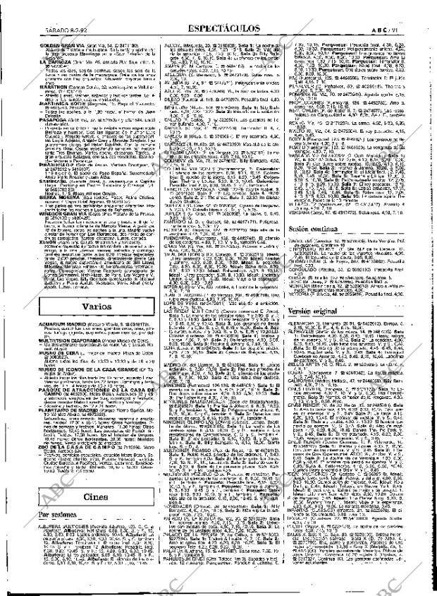 ABC MADRID 08-02-1992 página 91