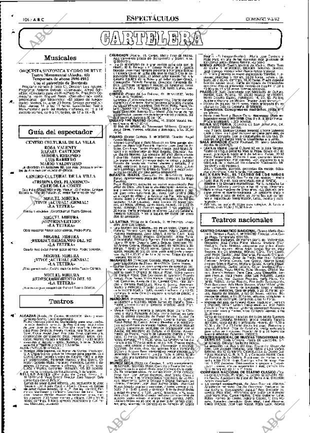 ABC MADRID 09-02-1992 página 106