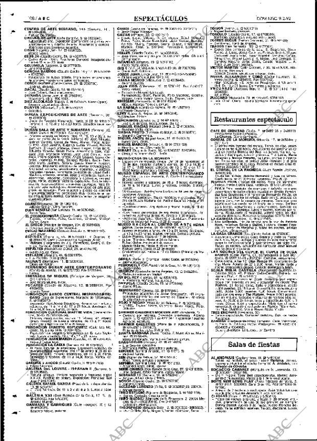 ABC MADRID 09-02-1992 página 108