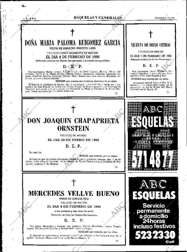ABC MADRID 09-02-1992 página 116