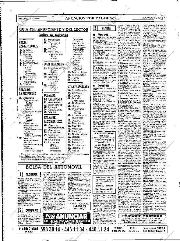 ABC MADRID 09-02-1992 página 118